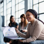 Positive visualization of marketing data signals driving growth