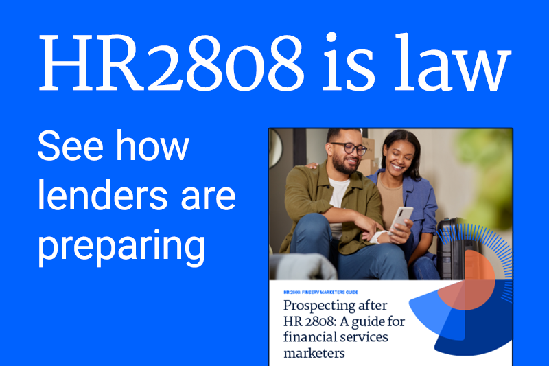 HR2808 is law. See how lenders are preparing. Get the guide.